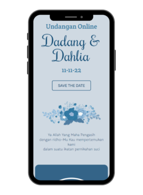 paperfree undangan digital coral blue