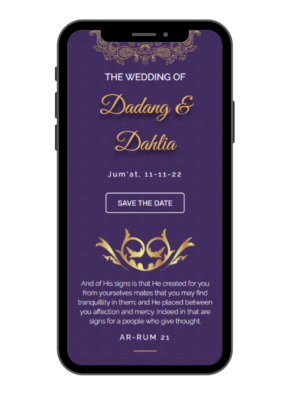 paperfree undangan digital dark purple