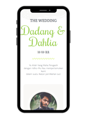 paperfree undangan digital light green