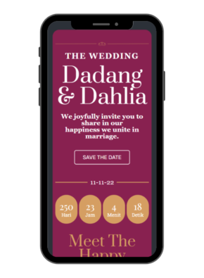 paperfree undangan digital light maroon