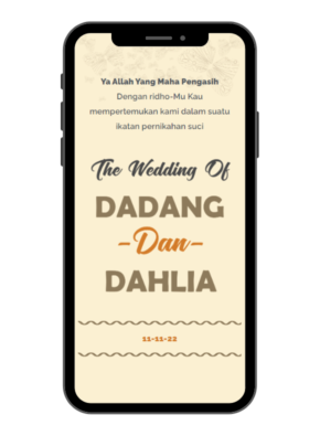 paperfree undangan digital light yellow
