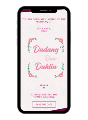 paperfree undangan digital maroon white smoke