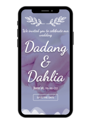 paperfree undangan digital purple misty rose