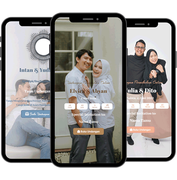 undangan pernikahan digital murah paperfree